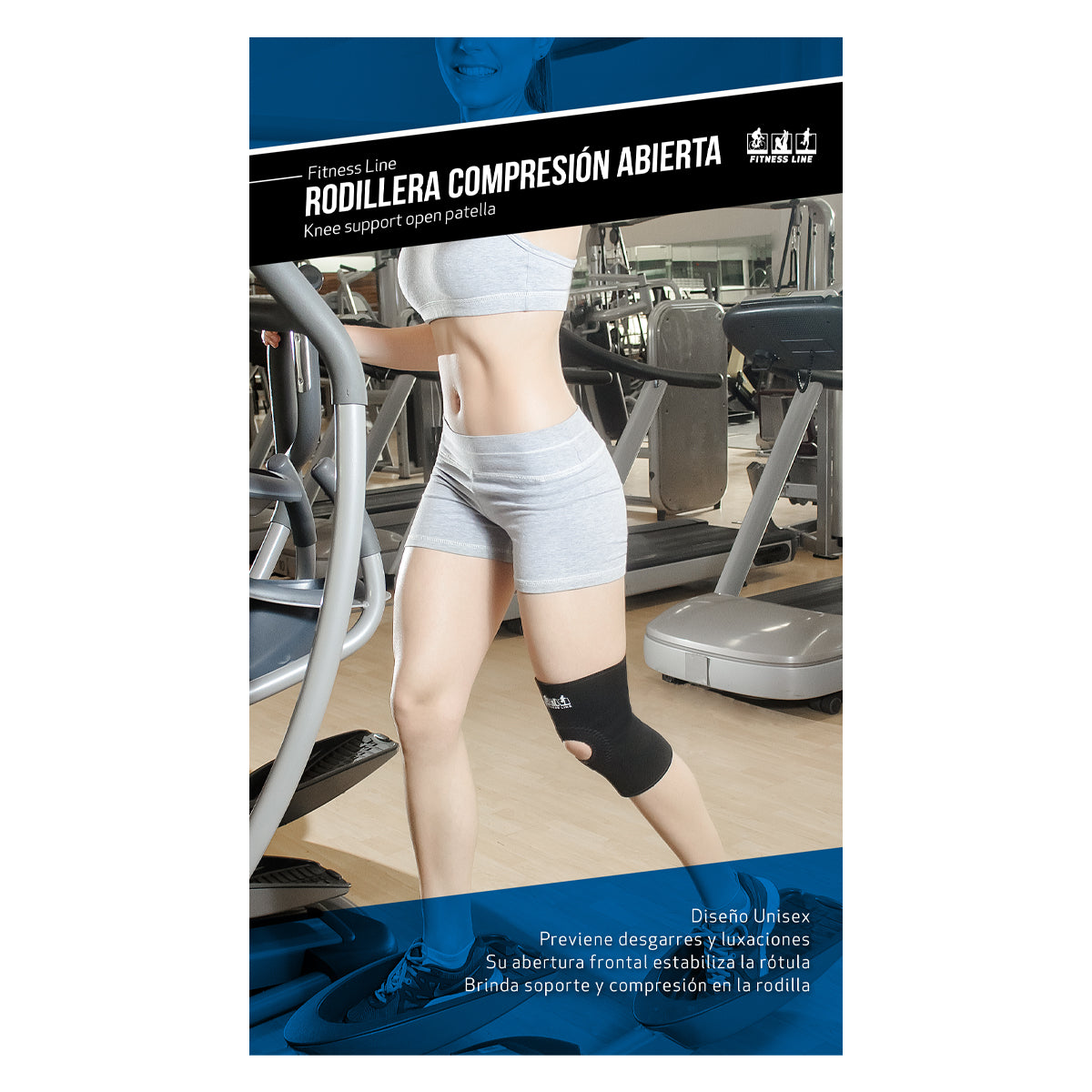 Rodillera Compresion Abierta