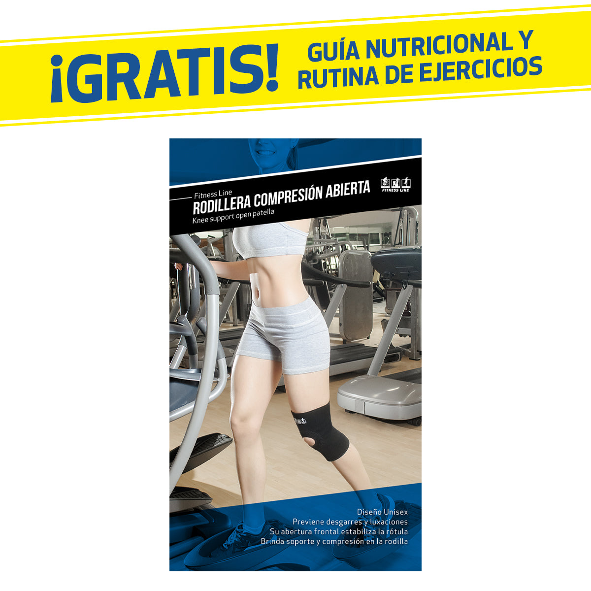 Rodillera Compresion Abierta