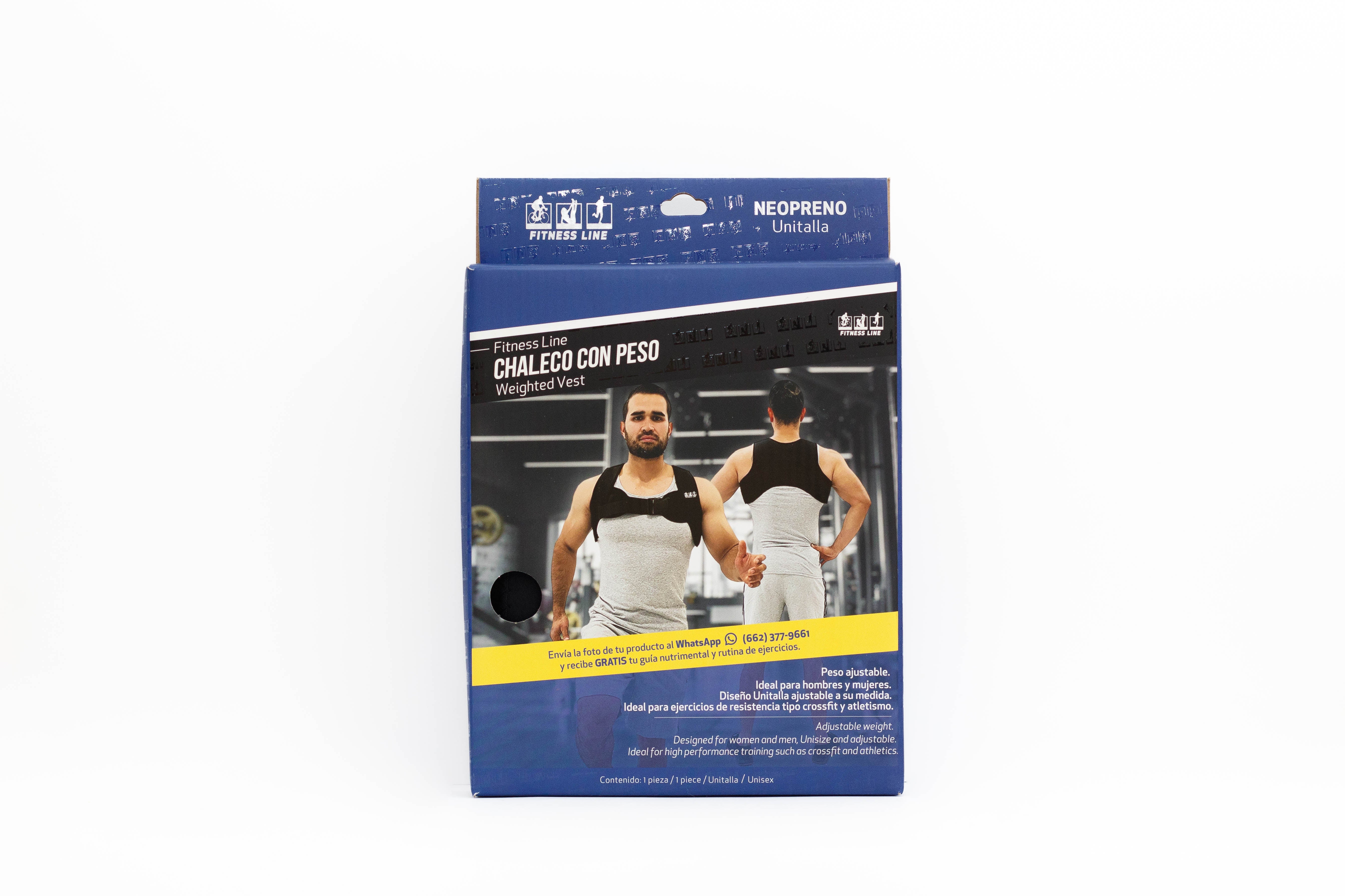 Chaleco con peso 8 LBS