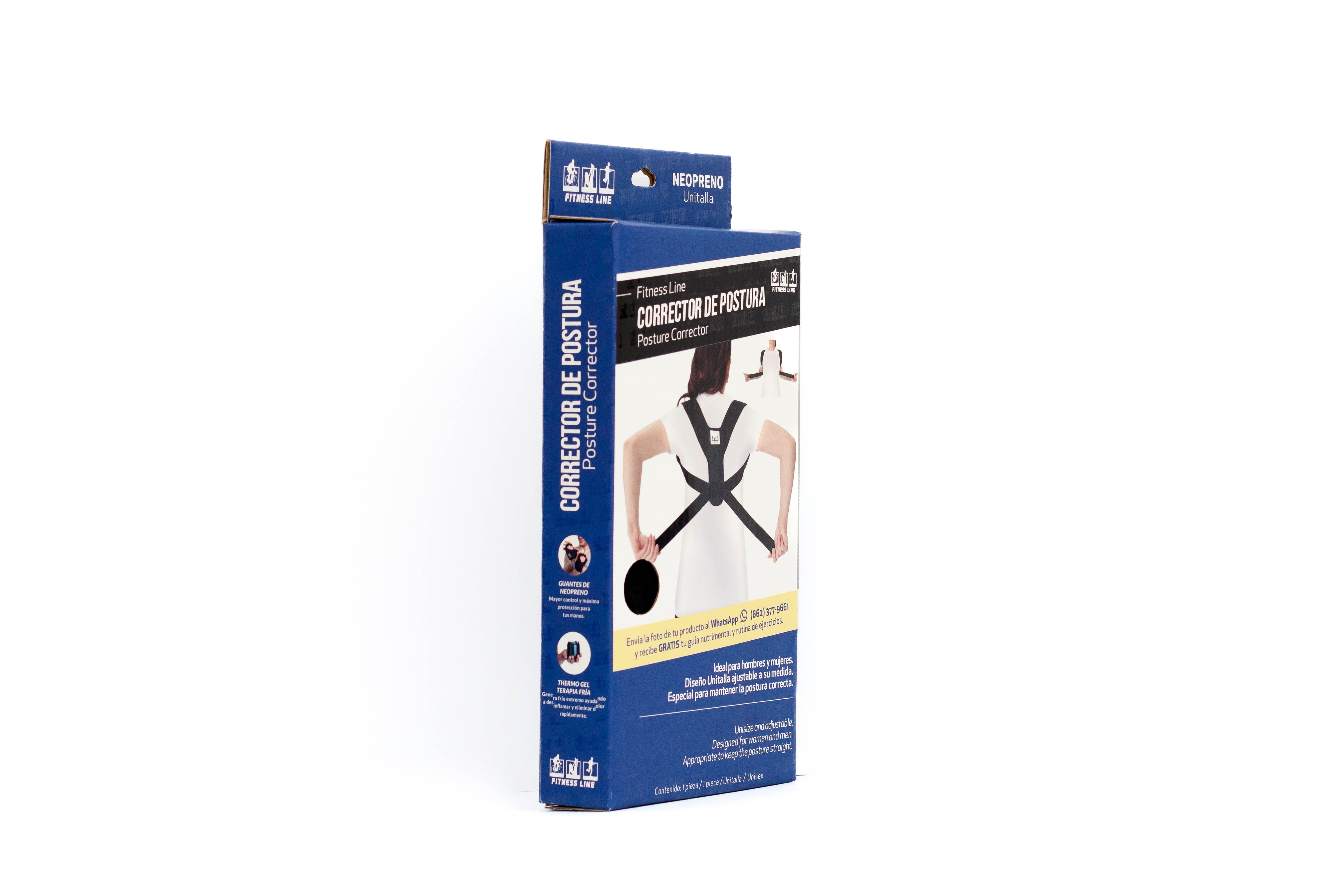 Corrector de postura neopreno unitalla