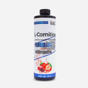 Carnitina liquida + vit B6, sabor frutos rojos 500ML
